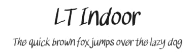 LT Indoor by LyonsType — Script Handwritten Font — thumbnail 1