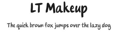 LT Makeup by LyonsType — Script Handwritten Font — thumbnail 1