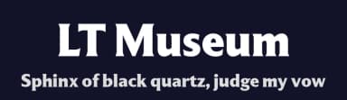 LT Museum by LyonsType — Serif Font — thumbnail 2