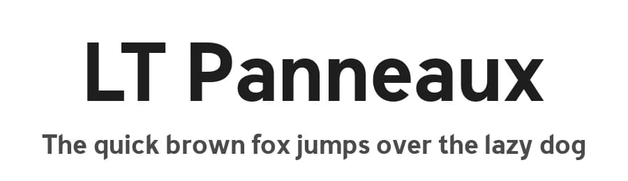 LT Panneaux by LyonsType — Sans Serif Font