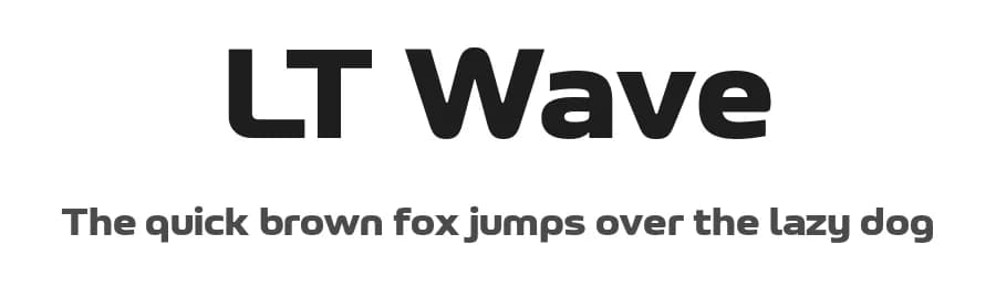 LT Wave by LyonsType — Sans Serif Font