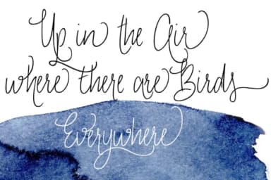 Luba Luft Font by juliabausenhardt — Script Handwritten Font — thumbnail 2