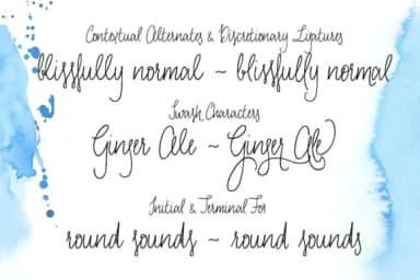 Luba Luft Font by juliabausenhardt — Script Handwritten Font — thumbnail 3