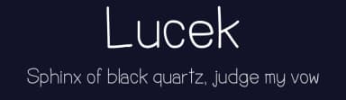 Lucek by Piotr Dembinski — Script Handwritten Font — thumbnail 2