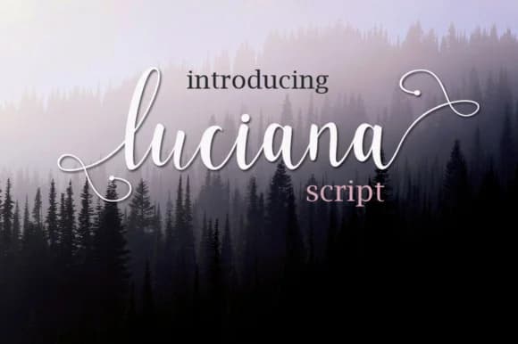 Luciana Script 2 Font by Cooldesignlab — Script Handwritten Font