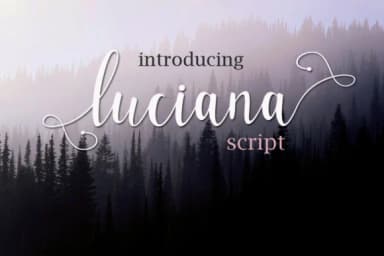 Luciana Script 2 Font by Cooldesignlab — Script Handwritten Font — thumbnail 1