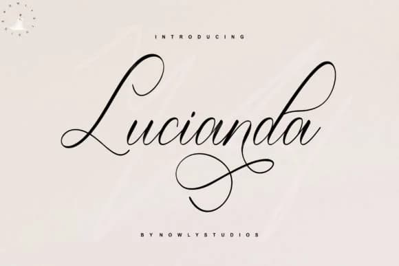 Lucianda Script Font by nowlystudios — Script Handwritten Font