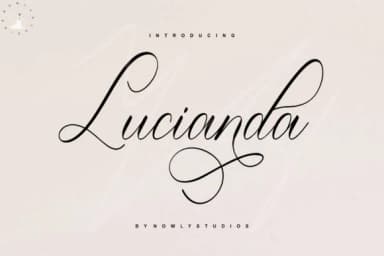 Lucianda Script Font by nowlystudios — Script Handwritten Font — thumbnail 1
