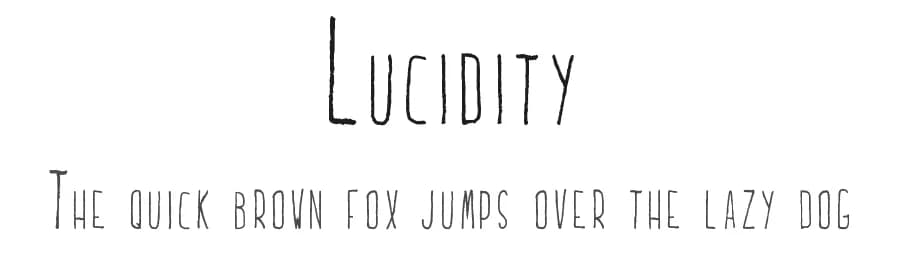 Lucidity by Jon Jennings — Script Handwritten Font