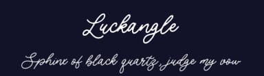 Luckangle by Balpirick Studio — Script Handwritten Font — thumbnail 2