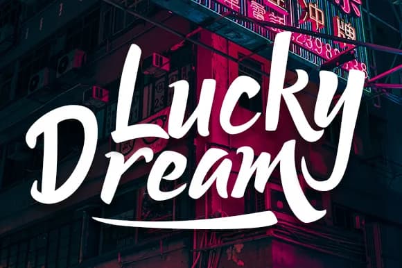Lucky Dream Bold Font by Mindtype Co. — Script Handwritten Font