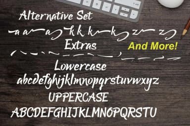 Lucky Dream Bold Font by Mindtype Co. — Script Handwritten Font — thumbnail 9