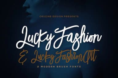 Lucky Fashion Font by JumboDesign — Script Handwritten Font — thumbnail 1