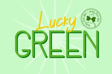 Lucky Green Duo Font by attypestudio — Script Handwritten Font — thumbnail 1