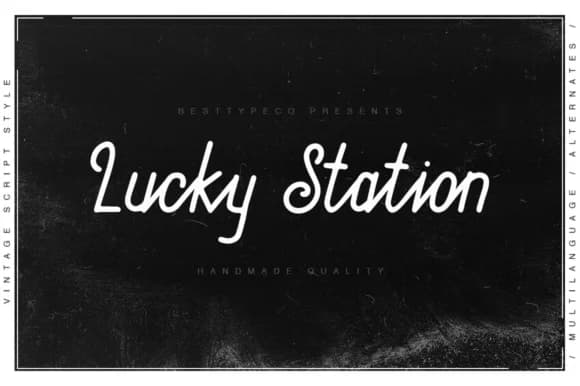 Lucky Station Font by BennyDesigns — Script Handwritten Font