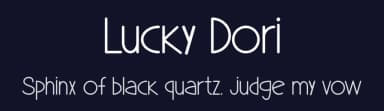 Lucky Dori by Wildan Type — Script Handwritten Font — thumbnail 2