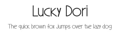 Lucky Dori by Wildan Type — Script Handwritten Font — thumbnail 1