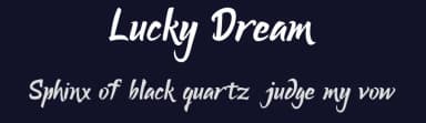 Lucky Dream by Mindtype Co. — Script Handwritten Font — thumbnail 2