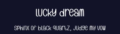 Lucky Dream by Andi Moz — Script Handwritten Font — thumbnail 2