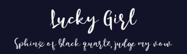Lucky Girl by Noftanti Studio — Script Handwritten Font — thumbnail 2