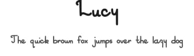 Lucy by Letterayu — Script Handwritten Font — thumbnail 1