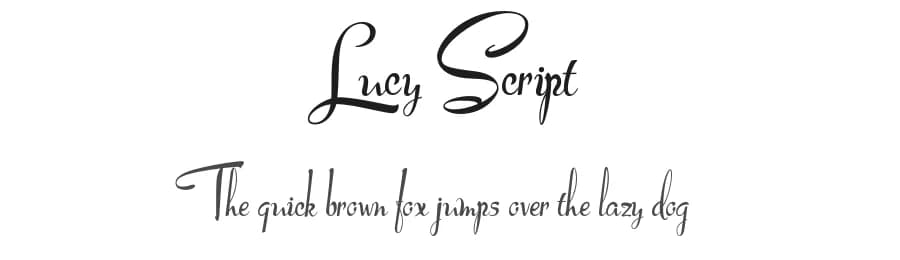 Lucy Script by Mario Arturo — Script Handwritten Font — preview 1