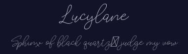 Lucylane by Craft Supply Co. — Script Handwritten Font — thumbnail 2
