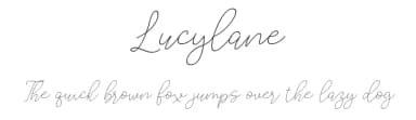 Lucylane by Craft Supply Co. — Script Handwritten Font — thumbnail 1