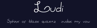 Ludi by Rodolfo Santos — Script Handwritten Font — thumbnail 2