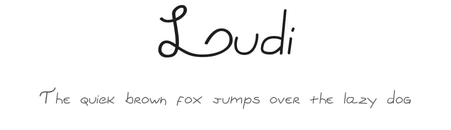 Ludi by Rodolfo Santos — Script Handwritten Font
