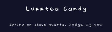Lufftea Candy by CY Pangilinan — Script Handwritten Font — thumbnail 2