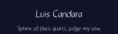 Luis Candara by Pixeluigi — Script Handwritten Font — thumbnail 2