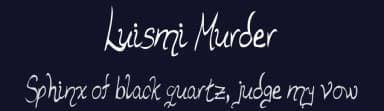 Luismi Murder by Juan Casco — Script Handwritten Font — thumbnail 2