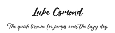 Luke Osmond by Kong Font — Script Handwritten Font — thumbnail 1