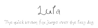 Lula by MylesKatherine — Script Handwritten Font — thumbnail 1