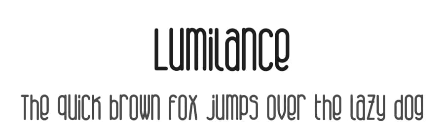 Lumilance by Typefactoryco — Sans Serif Font
