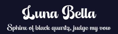 Luna Bella by Sign Studio — Script Handwritten Font — thumbnail 2