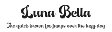 Luna Bella by Sign Studio — Script Handwritten Font — thumbnail 1