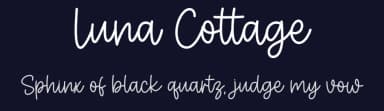 Luna Cottage by Graphix Line Studio — Script Handwritten Font — thumbnail 2