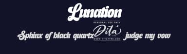 Lunation by Ditatype — Script Handwritten Font — thumbnail 2