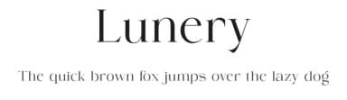 Lunery by ToniStudio — Serif Font — thumbnail 1