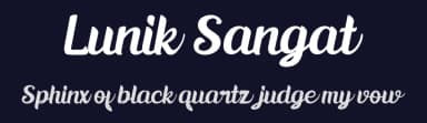 Lunik Sangat by GulioSt — Script Handwritten Font — thumbnail 2