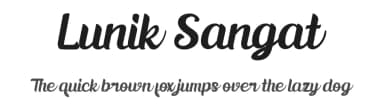 Lunik Sangat by GulioSt — Script Handwritten Font — thumbnail 1