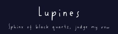 Lupines by Alexa — Script Handwritten Font — thumbnail 2