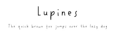 Lupines by Alexa — Script Handwritten Font — thumbnail 1