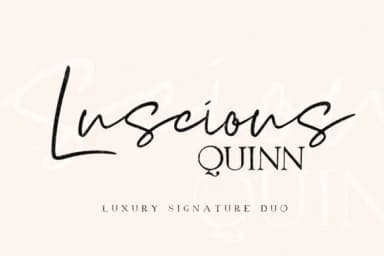 Luscious Quinn Duo Font by Digital Hustler — Script Handwritten Font — thumbnail 1