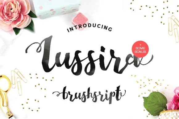 Lussira Brushscript Font by LostvolType — Script Handwritten Font — preview 1