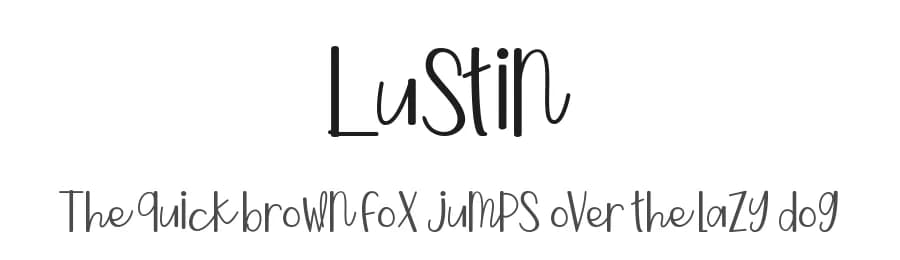 Lustin by Sungi Creative — Script Handwritten Font