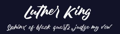 Luther King by Alpaprana Studio — Script Handwritten Font — thumbnail 2