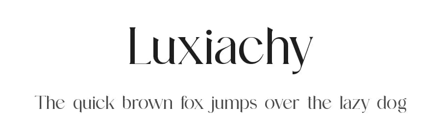 Luxiachy by UI Creative — Serif Font